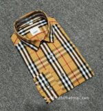 Burberry Mens Check Cotton Shirt T2404 - Image 5