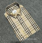 Burberry Mens Check Cotton Shirt T2404 - Image 4