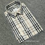 Burberry Mens Check Cotton Shirt T2404 - Image 2