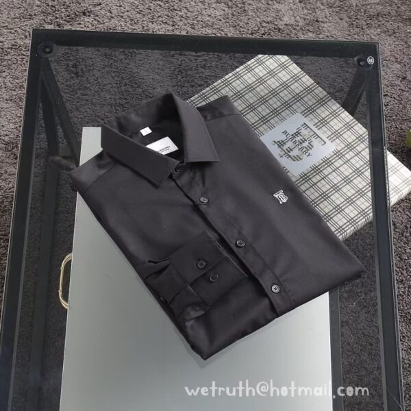 Luxury Mens Shirts Burberry Cotton Check Shirt 1601