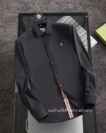 Luxury Mens Shirts Burberry Cotton Check Shirt 1601 - Image 3