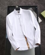 Luxury Mens Shirts Burberry Cotton Check Shirt 1602 - Image 4