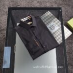 Luxury Mens Shirts Burberry Cotton Check Shirt 1604