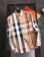 Luxury Mens Shirts Burberry Cotton Check Shirt 1617 - Image 4