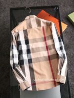 Luxury Mens Shirts Burberry Cotton Check Shirt 1617 - Image 3