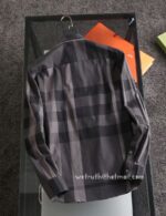 Luxury Mens Shirts Burberry Cotton Check Shirt 1608 - Image 3