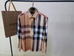 Luxury Mens Shirts Burberry Cotton Check Shirt 1609 - Image 2