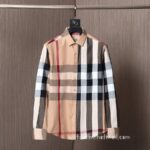 Luxury Mens Shirts Burberry Cotton Check Shirt 1611 - Image 4