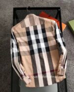Designer Mens Clothes Burberry Cotton Check Shirt E2805 - Image 5