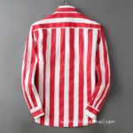 Designer Mens Clothes Hermes Cotton Check Shirt E2806 - Image 5