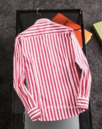 Designer Mens Clothes Hermes Cotton Check Shirt E2501 - Image 4