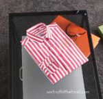 Designer Mens Clothes Hermes Cotton Check Shirt E2501 - Image 2