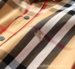 Designer Mens Cotton Shirt Burberry check shirts 1804 - Image 3