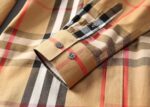 Designer Mens Cotton Shirt Burberry check shirts 1804 - Image 2