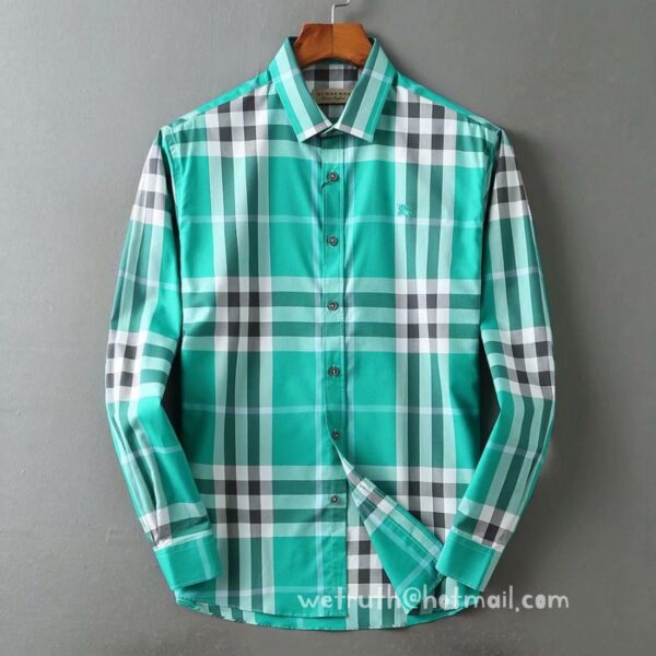 Burberry Cotton Check Shirt Mens Replica Clothing N2901