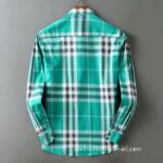 Burberry Cotton Check Shirt Mens Replica Clothing N2901 - Image 4