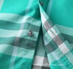 Burberry Cotton Check Shirt Mens Replica Clothing N2901 - Image 2