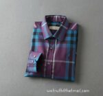 Burberry Cotton Check Shirt Mens Replica Clothing N2902 - Image 5