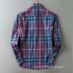 Burberry Cotton Check Shirt Mens Replica Clothing N2902 - Image 4