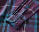 Burberry Cotton Check Shirt Mens Replica Clothing N2902 - Image 2
