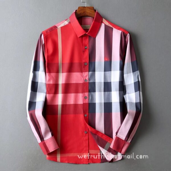 Burberry Cotton Check Shirt Mens Replica Clothing N2904