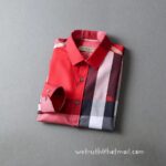 Burberry Cotton Check Shirt Mens Replica Clothing N2904 - Image 7