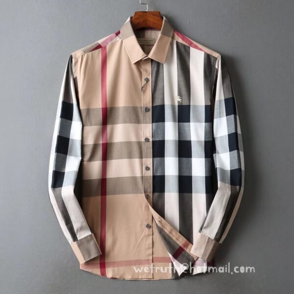 Burberry Cotton Check Shirt Mens Replica Clothing N2905