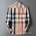 Burberry Cotton Check Shirt Mens Replica Clothing N2905 - Image 7