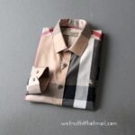 Burberry Cotton Check Shirt Mens Replica Clothing N2905 - Image 6