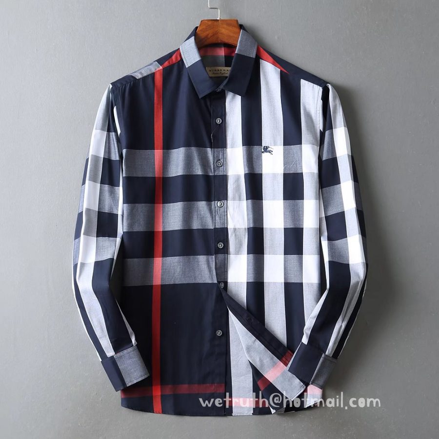 batch_2026_04_12_00_12_IMG_2250 Burberry Cotton Check Shirt Mens Replica Clothing N2906 - Image 1