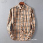 Burberry Cotton Check Shirt Mens Replica Clothing N2910 - Image 7