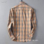 Burberry Cotton Check Shirt Mens Replica Clothing N2910 - Image 5