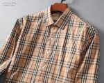 Burberry Cotton Check Shirt Mens Replica Clothing N2910 - Image 2