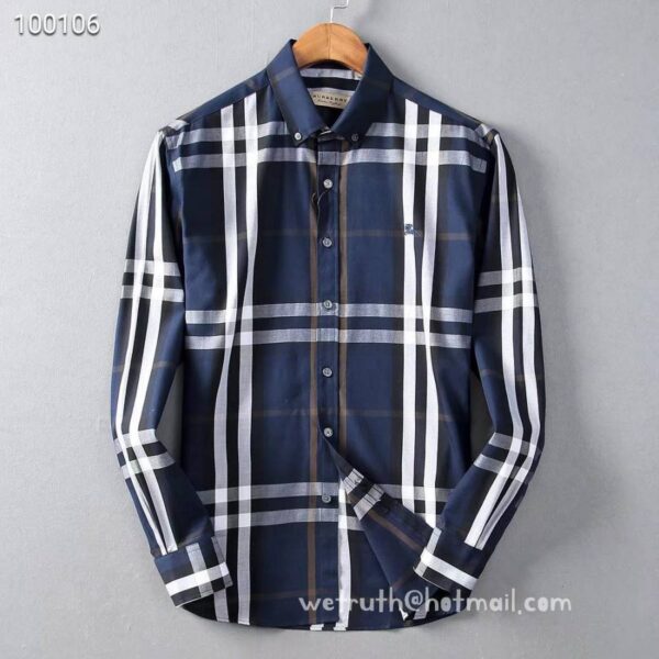 Burberry Cotton Check Shirt Mens Replica Clothing N2908