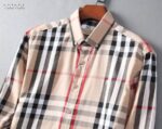 Burberry Cotton Check Shirt Mens Replica Clothing N2909 - Image 2