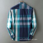Burberry Cotton Check Shirt Mens Replica Clothing N2917 - Image 6