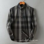 Burberry Cotton Check Shirt Mens Replica Clothing N2916 - Image 6