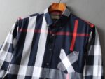 Burberry Cotton Check Shirt Mens Replica Clothing N2915 - Image 4