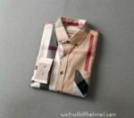 Burberry Cotton Check Shirt Mens Replica Clothing N2914 - Image 3