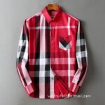 Burberry Cotton Check Shirt Mens Replica Clothing N2913