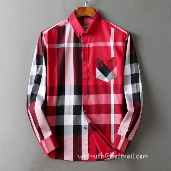 Burberry Cotton Check Shirt Mens Replica Clothing N2913