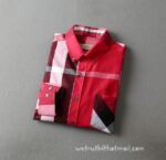 Burberry Cotton Check Shirt Mens Replica Clothing N2913 - Image 6