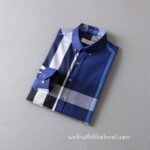 wholesale Mens Clothing Burberry check cotton shirt N2612 - Image 4