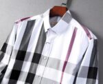 wholesale Mens Clothing Burberry check cotton shirt N2613 - Image 7