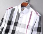 wholesale Mens Clothing Burberry check cotton shirt N2613 - Image 3