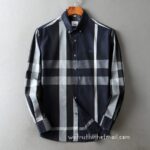 wholesale Mens Clothing Burberry check cotton shirt N2614 - Image 8