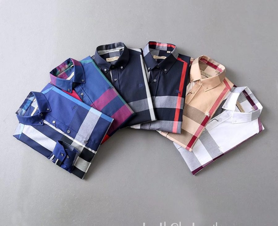 batch_2026_04_12_00_14_IMG_2402 wholesale Mens Clothing Burberry check cotton shirt N2614 - Image 1