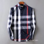 wholesale Mens Clothing Burberry check cotton shirt N2615 - Image 7