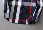 wholesale Mens Clothing Burberry check cotton shirt N2615 - Image 4