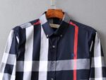 wholesale Mens Clothing Burberry check cotton shirt N2615 - Image 2